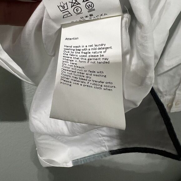 VISVIM Authentic CHORE P.W. SHIRT L/S Men Size 1 Made in Japan Cubism Oversized - Picture 11 of 11